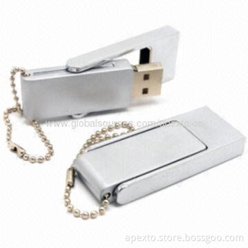 Metal USB Flash Drives with 8GB Storage Capacity, Supports Password Protection and Bootable Function